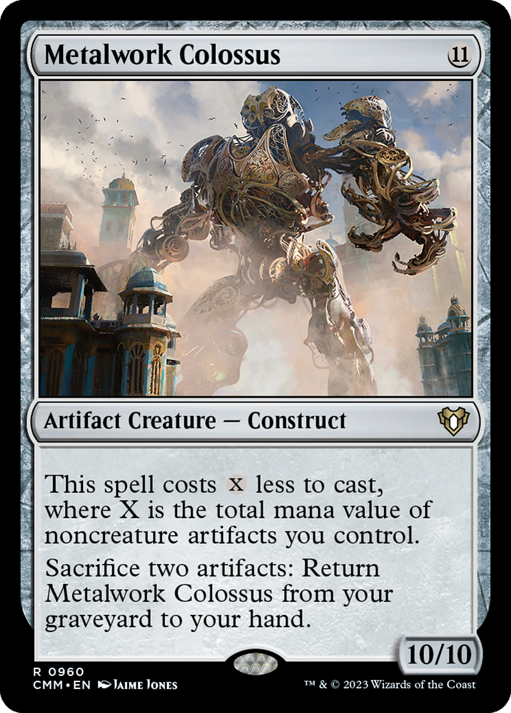 Metalwork Colossus (CMM-960) - Commander Masters