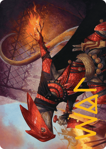 Cindering Cutthroat // Cindering Cutthroat (ABLB-026) - Bloomburrow Art Series (Borderless) Foil