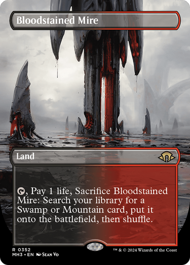 Bloodstained Mire (Borderless) (MH3-352) - Modern Horizons 3 (Borderless)