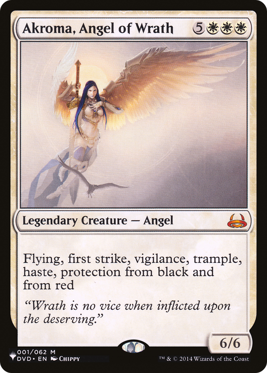 Akroma, Angel of Wrath (LIST-001/062) - The List
