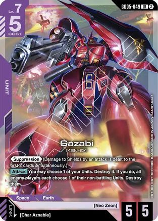 Sazabi (GD05-049) GD05-049/undefined - Freedom Ascension Holofoil
