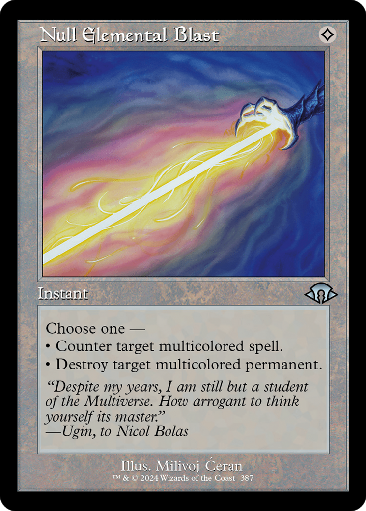 Null Elemental Blast (MH3-387) - Modern Horizons 3 Foil