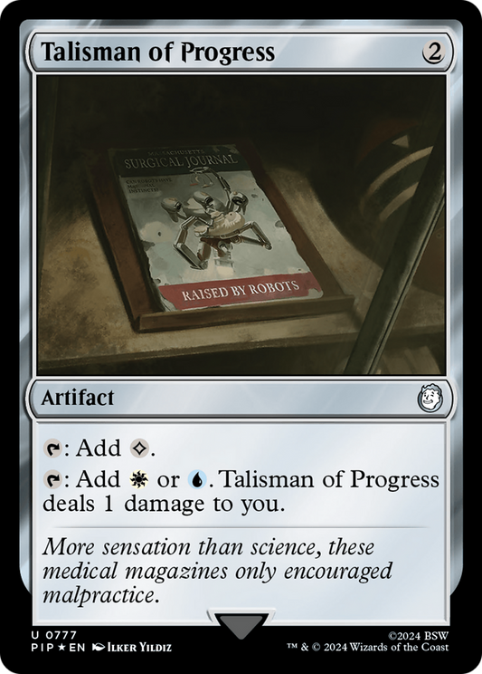 Talisman of Progress (Surge Foil) (PIP-777) - Fallout Foil