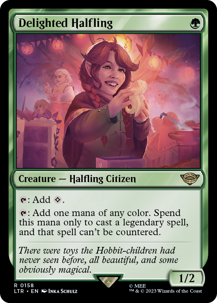 Delighted Halfling Foil Base 158