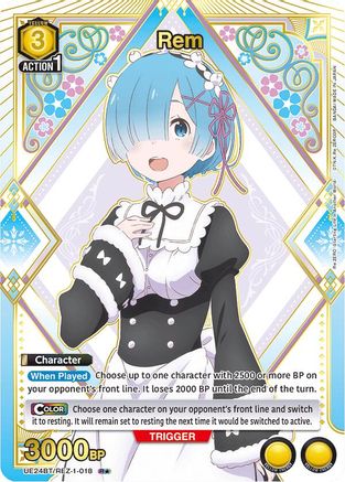 Rem (018) (R*) (UE24BT/REZ-1-018) - UE24BT ReZERO Starting Life in Another World Foil
