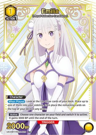 Emilia (025) (R*) (UE24BT/REZ-1-025) - UE24BT ReZERO Starting Life in Another World Foil