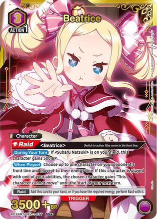 Beatrice (077) (SR*) (UE24BT/REZ-1-077) - UE24BT ReZERO Starting Life in Another World Foil
