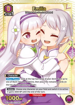 Emilia (083) (C*) (UE24BT/REZ-1-083) - UE24BT ReZERO Starting Life in Another World Foil