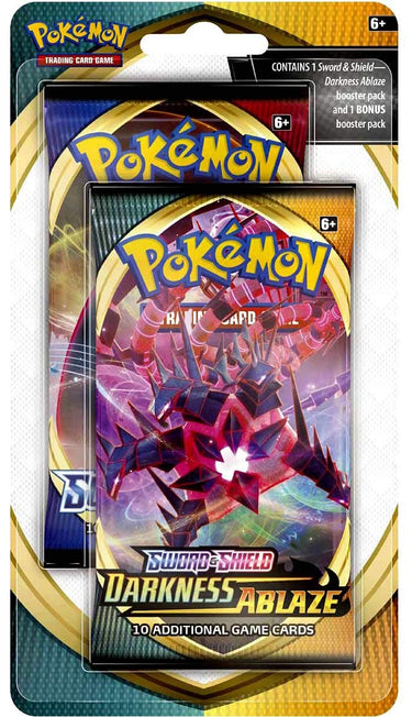 Pokémon TCG: Sword & Shield-Darkness Ablaze Booster Pack with Bonus Sword & Shield Booster Pack