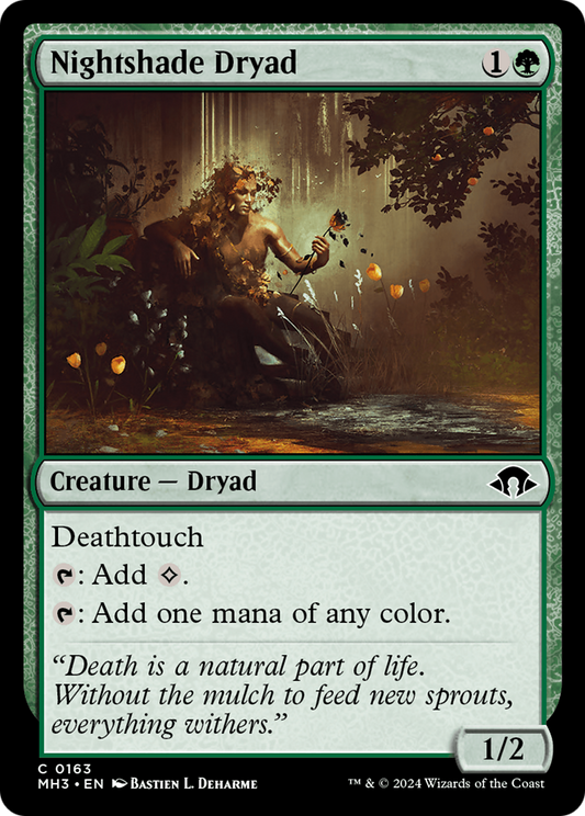 Nightshade Dryad (MH3-163) - Modern Horizons 3 Foil