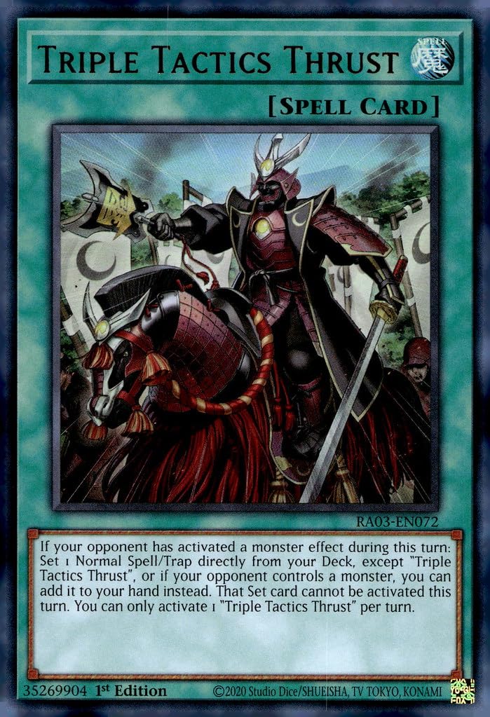 [Consignment] Triple Tactics Thrust Super Rare Ra03-EN072