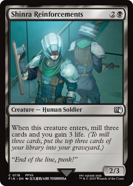 Shinra Reinforcements (FIN-118) - FINAL FANTASY Foil