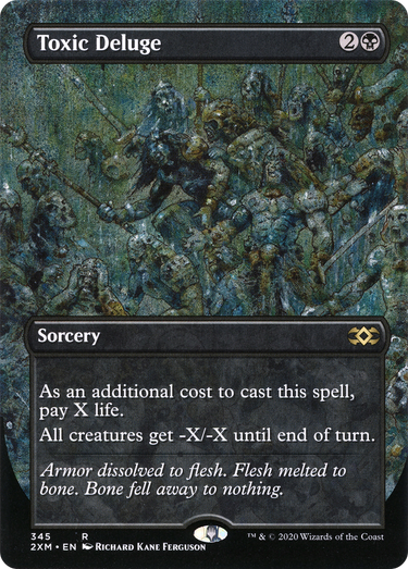 Toxic Deluge (Borderless) (2XM-345) - Double Masters (Borderless)