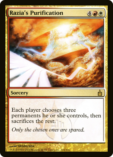 Razia's Purification (RAV-224) - Ravnica: City of Guilds Foil