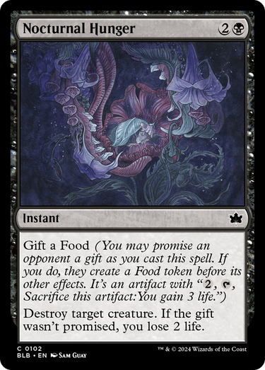 Nocturnal Hunger (BLB-102) - Bloomburrow