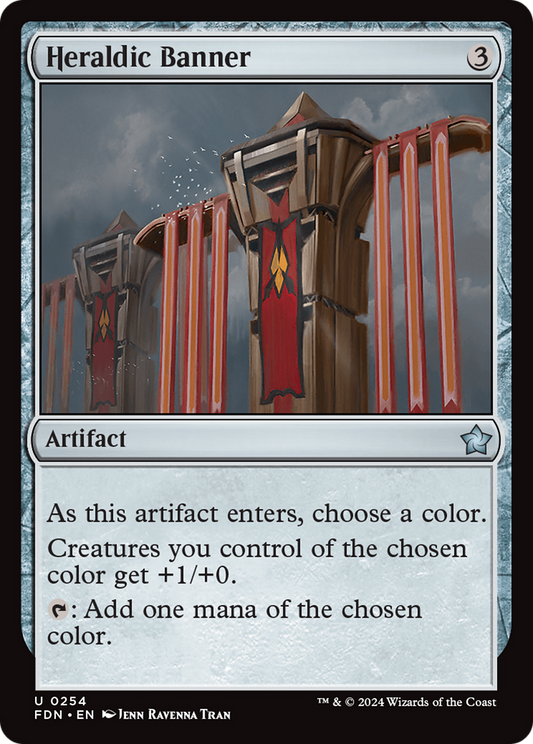 Heraldic Banner (FDN-254) - Foundations Foil