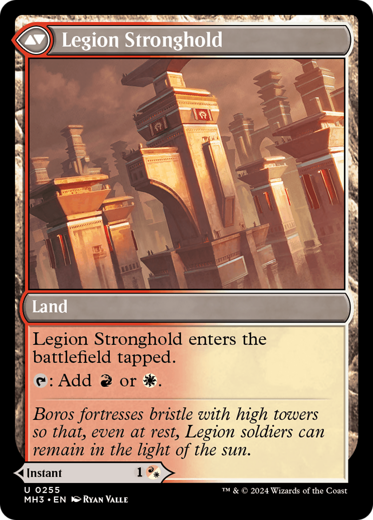 Legion Leadership // Legion Stronghold (MH3-255) - Modern Horizons 3 Foil