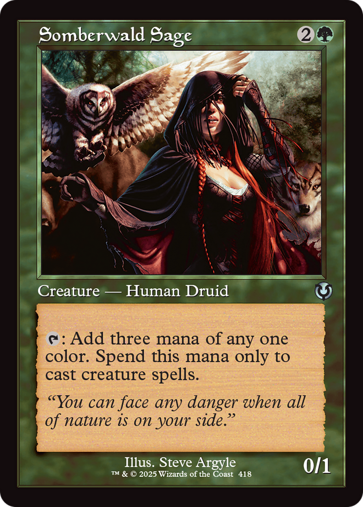 Somberwald Sage (Retro Frame) (-418) - Innistrad Remastered
