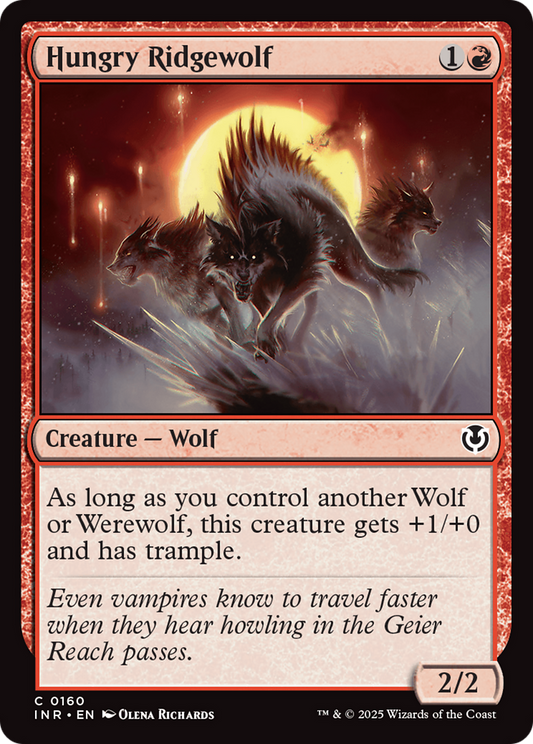 Hungry Ridgewolf (-160) - Innistrad Remastered Foil