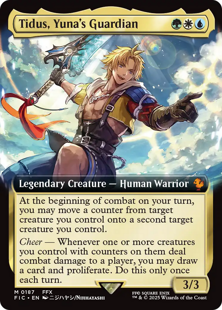 Tidus, Yuna's Guardian (Extended Art) (FIC-187) - Commander: FINAL FANTASY: (Extended Art)