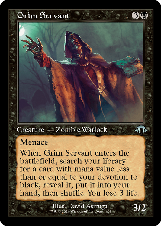 Grim Servant (MH3-409) - Modern Horizons 3 Foil