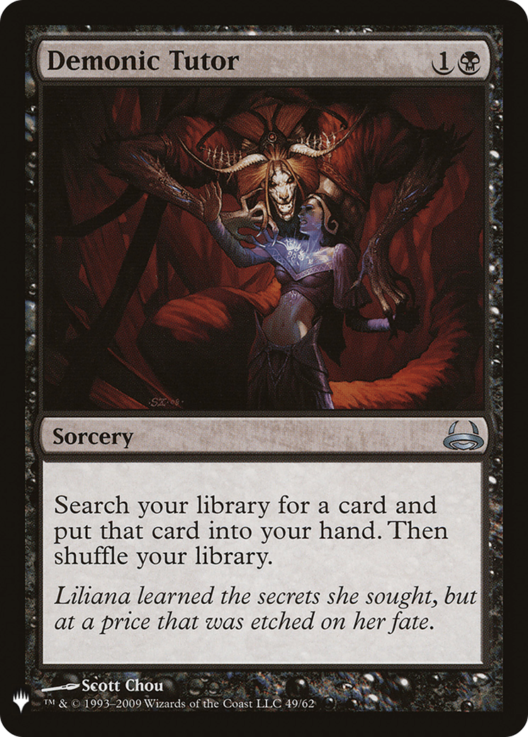 Demonic Tutor (LIST-DDC-49) - The List