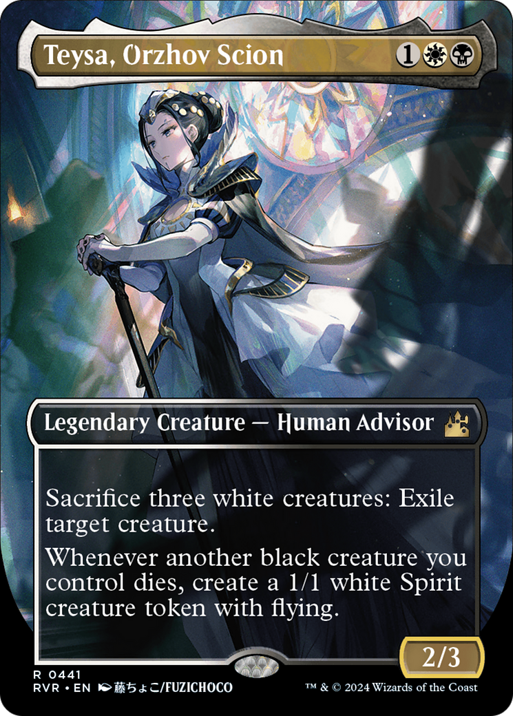 Teysa, Orzhov Scion Anime Borderless Foil