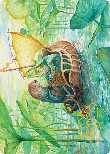 Run Away Together // Run Away Together (ABLB-011) - Bloomburrow Art Series (Borderless) Foil