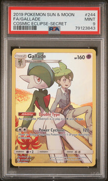 Gallade Secret Rare #244 PSA 9