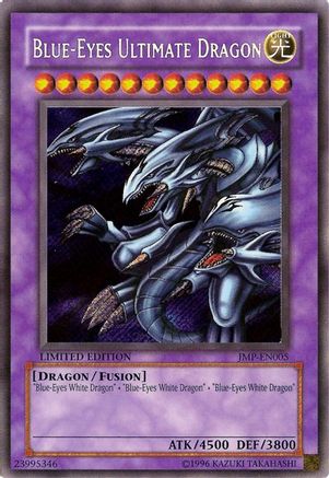 Blue-Eyes Ultimate Dragon (Secret) (JMP-EN005) - Shonen Jump Magazine Promos Limited