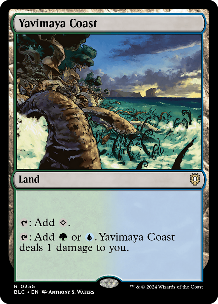 Yavimaya Coast (BLC-355) - Bloomburrow Commander