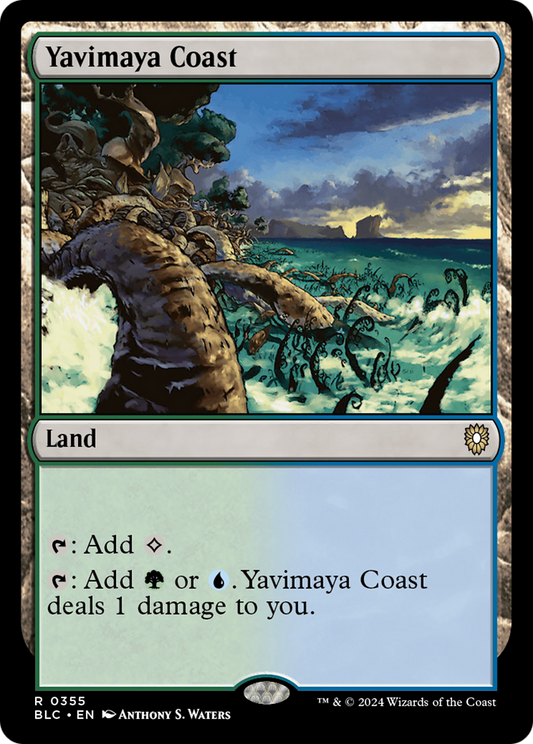 Yavimaya Coast (BLC-355) - Bloomburrow Commander