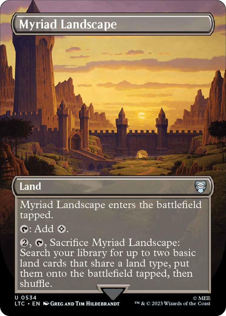 Myriad Landscape Borderless Foil