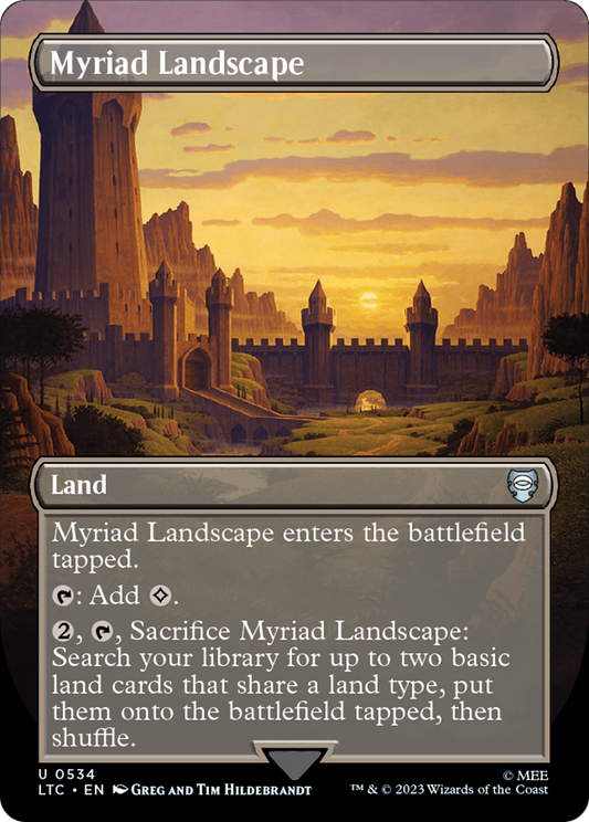 Myriad Landscape Borderless Foil