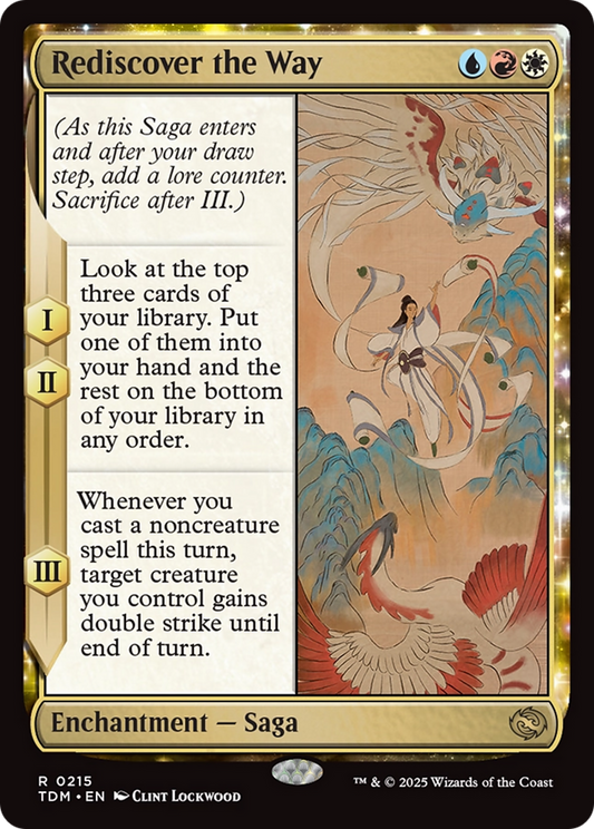 Rediscover the Way (TDM-215) - Tarkir: Dragonstorm Foil