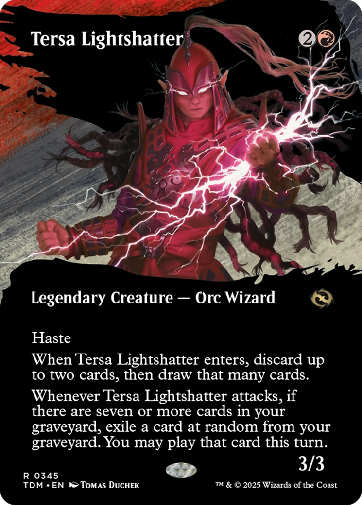 Tersa Lightshatter (Borderless) (TDM-345) - Tarkir: Dragonstorm Foil