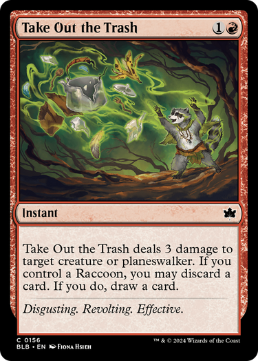 Take Out the Trash (BLB-156) - Bloomburrow Foil