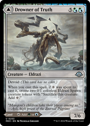 Drowner of Truth (MH3-253) - Modern Horizons 3: (devoid)