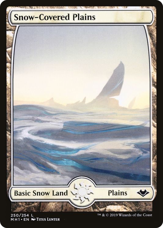 Snow-Covered Plains (MH1-250) - Modern Horizons Foil