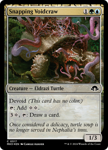 Snapping Voidcraw (Ripple Foil) (MH3-517) - Modern Horizons 3: (devoid) Foil