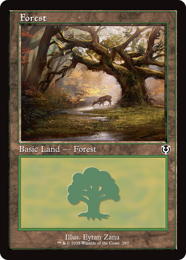 Forest (297) (Retro Frame) (-297) - Innistrad Remastered Foil