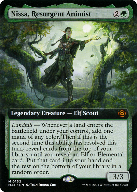 Nissa, Resurgent Animist (MAT-162) - March of the Machine: The Aftermath: (Extended Art)