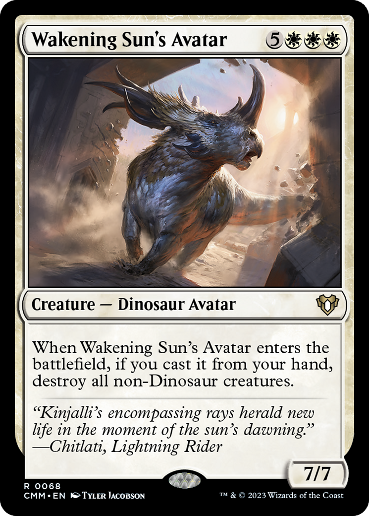 Wakening Sun's Avatar (CMM-068) - Commander Masters Foil