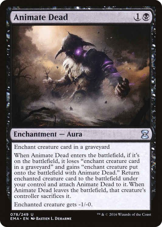 Animate Dead (EMA-078) - Eternal Masters Foil