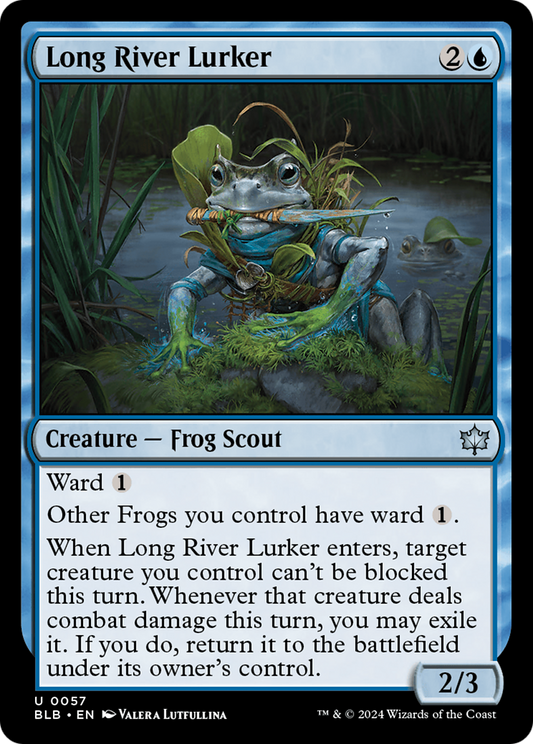 Long River Lurker (BLB-057) - Bloomburrow Foil