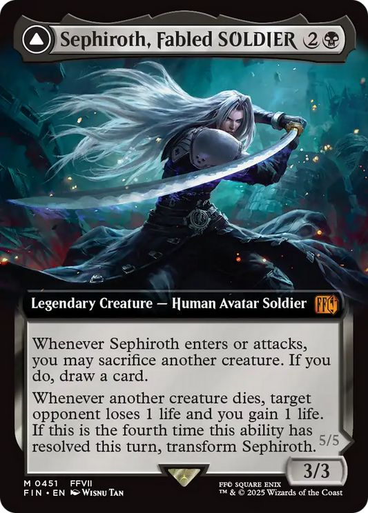 Sephiroth, Fabled SOLDIER (Extended Art) (FIN-451) - FINAL FANTASY