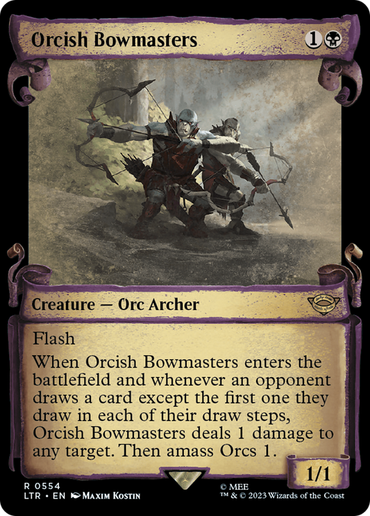 Orcish Bowmasters Showcase Foil