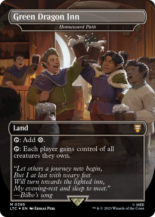 Homeward Path (LTC-395) - Tales of Middle-earth Commander / Green Dragon Inn (Borderless) Foil