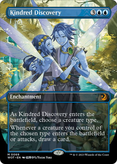 Kindred Discovery (Anime Borderless) (WOT-069) - Wilds of Eldraine: Enchanting Tales (Borderless)