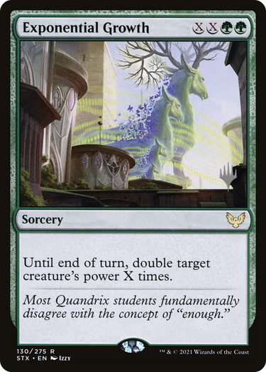 Exponential Growth (PPSTX-130) - Strixhaven: School of Mages Promos
